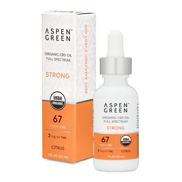 Strong Organic Full Spectrum CBD Oil – Citrus