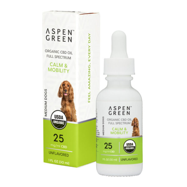 Medium Dogs Organic Full Spectrum CBD Oil – Unflavored
